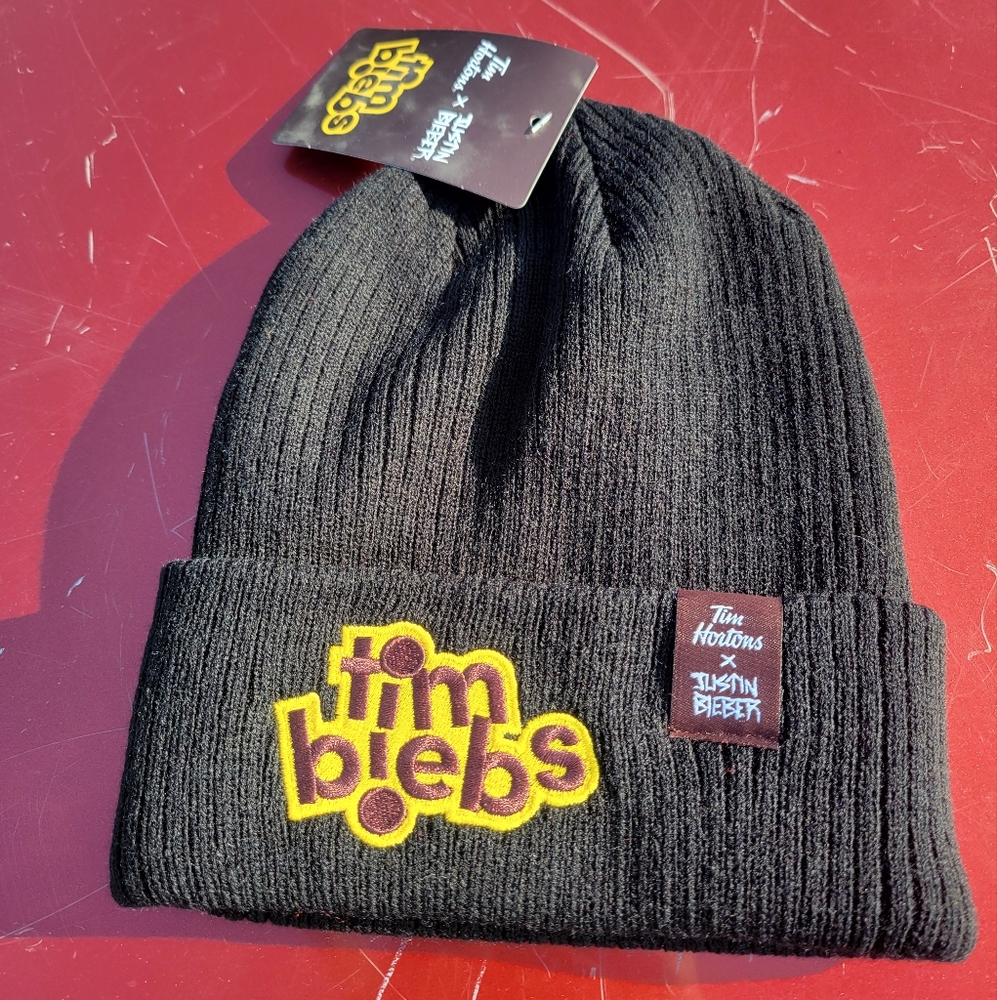 Tim hortons justin bieber promotion tim biebs hat winter toque brand new